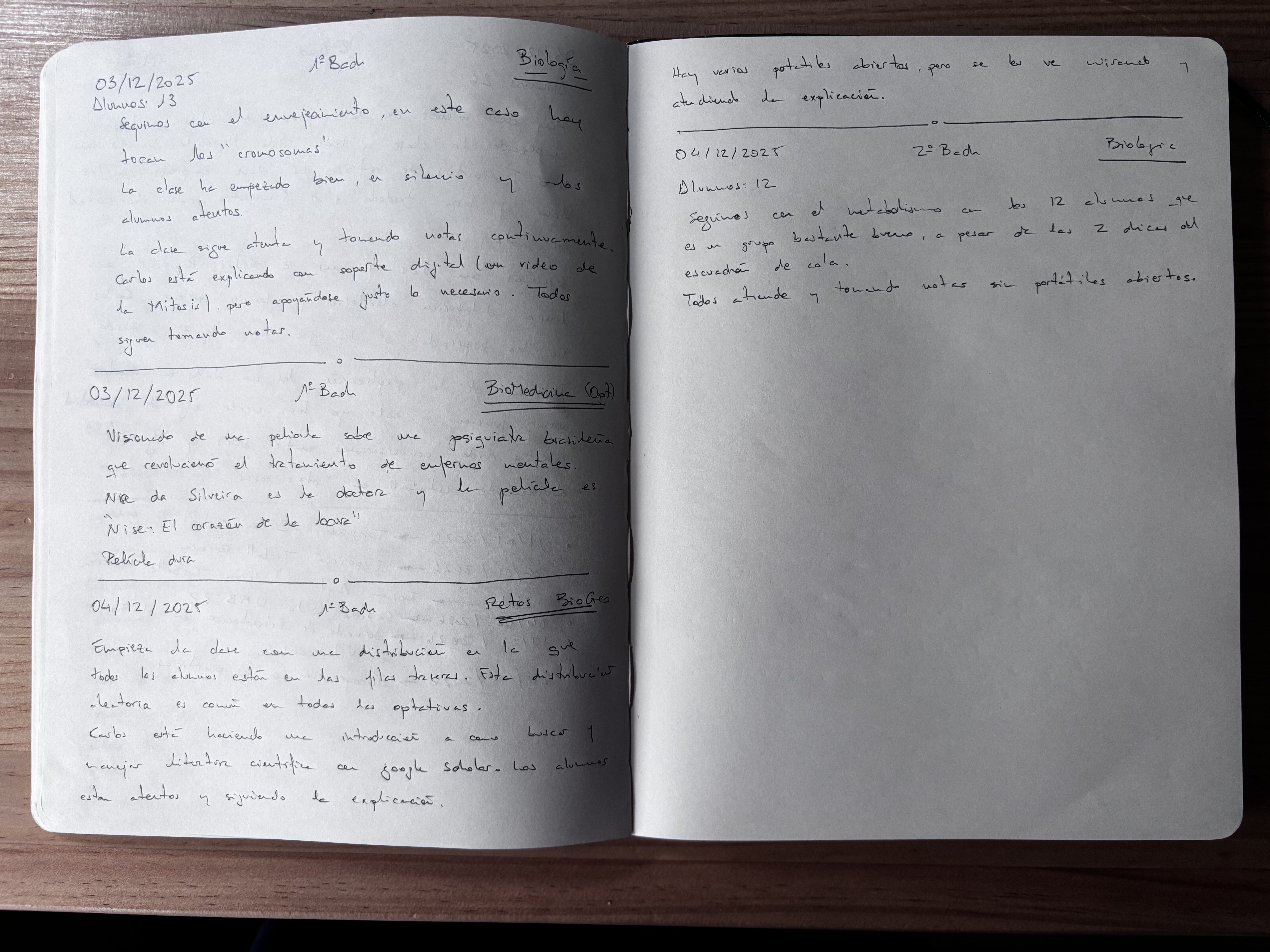 Tercera setmana, darrer dia