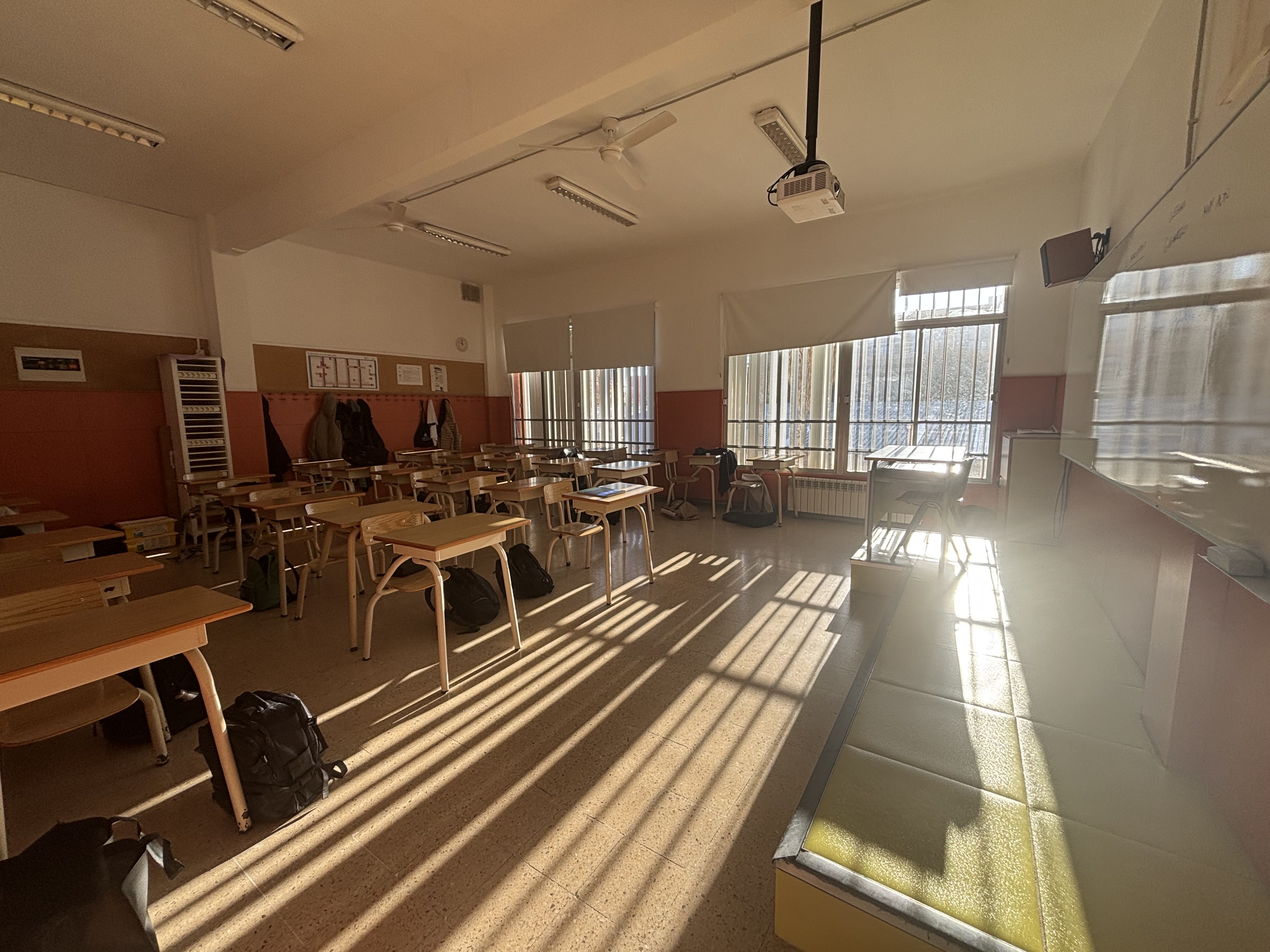 Una de les classes de batxillerat