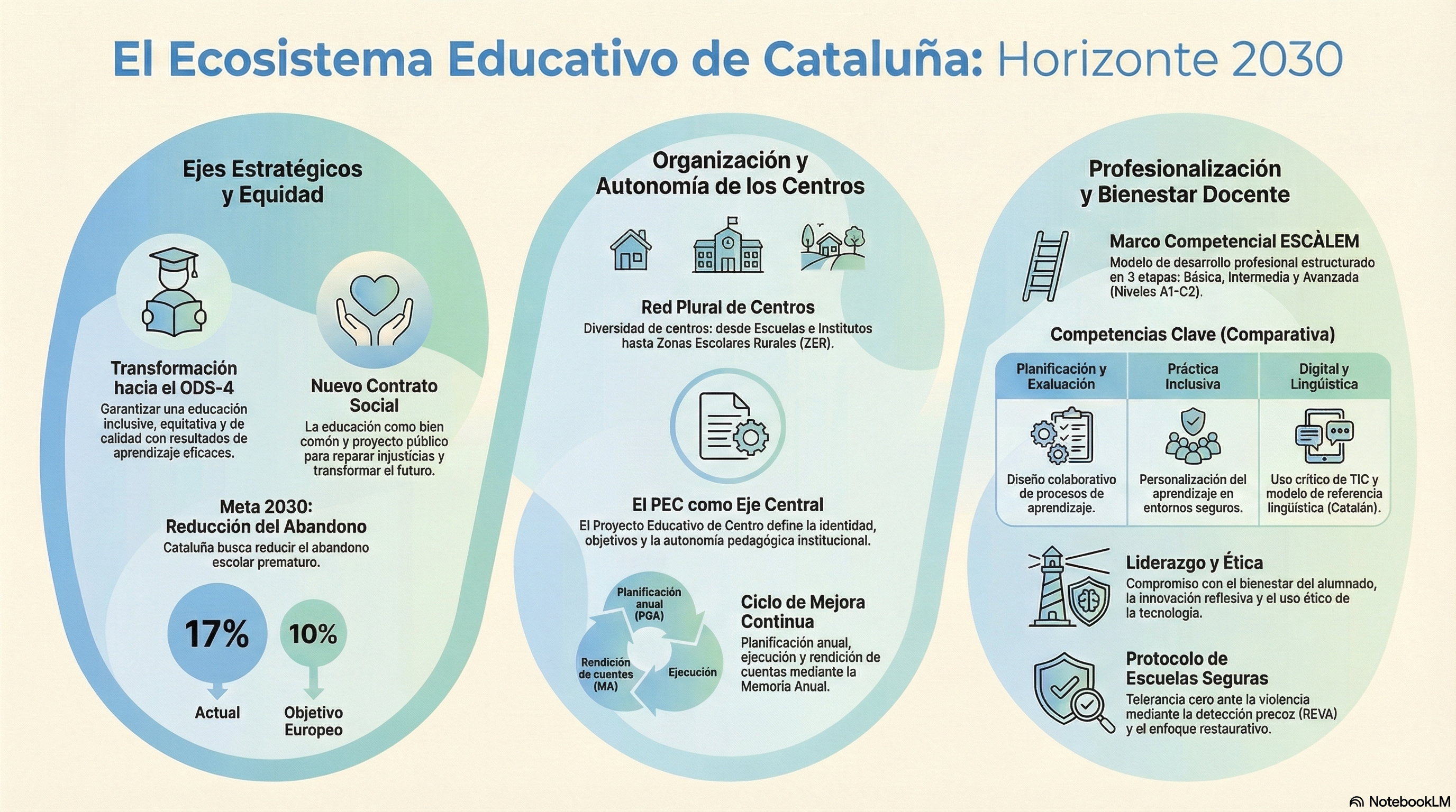 Infografía generada con NotebookLM a partir del material didáctico de las sesiones